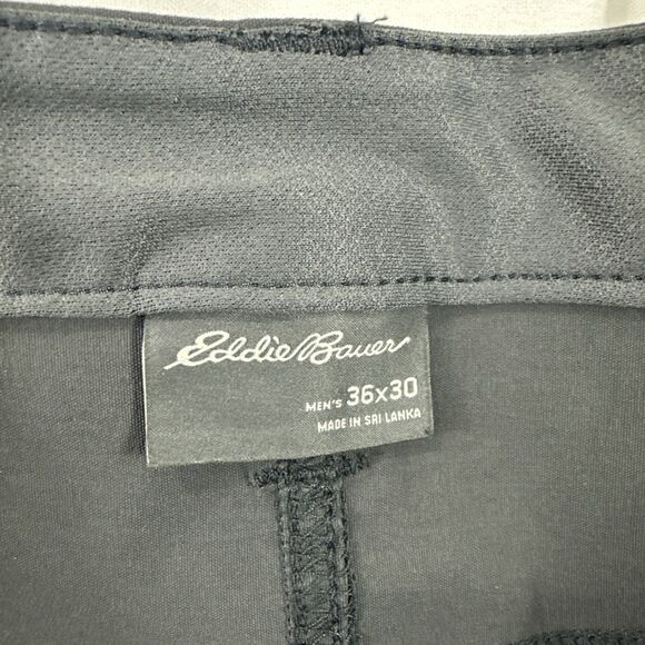 Eddie Bauer Mens Tech Gray Cargo Pants Size 36x30 Outdoor Gorpcore Hiking - Picture 3 of 10